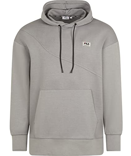 FILA Herren THIERS Oversized Hoody Kapuzenpullover, Gull, L von FILA