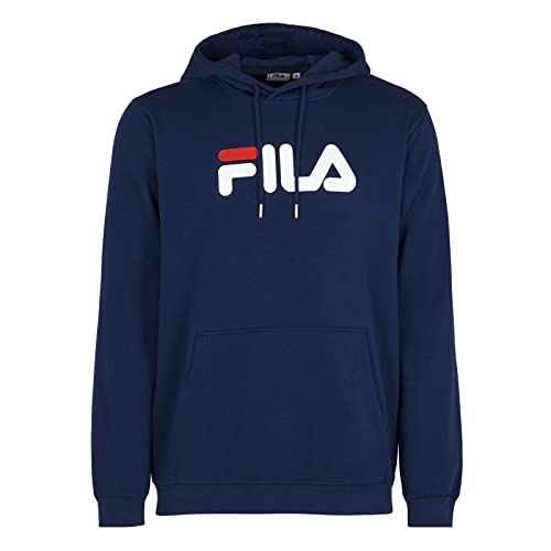 FILA Herren Unisex Kapuzenpullover Longsleeve Sweatshirt Barumini Hoody Sweater, Farbe:Blau, Größe:XXL, Artikel:-50001 Medieval Blue von Fila