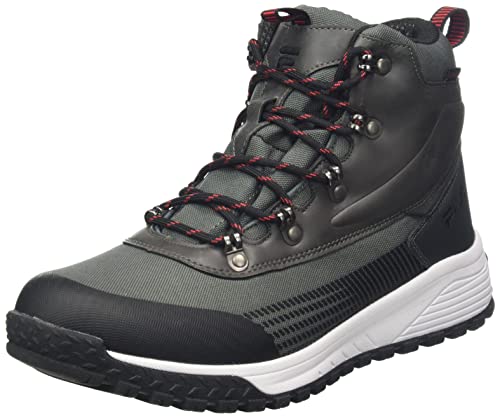 FILA Hikebooster mid men Herren Boot, Grau (Dark Shadow/Fila Red), 41 EU von FILA