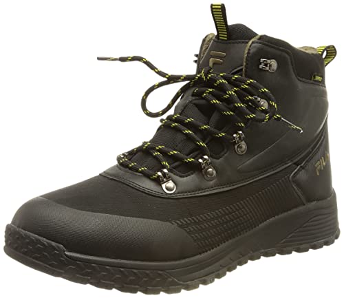 FILA Hikebooster mid men Herren Boot, Schwarz (Black/Warm Olive), 44 EU von FILA