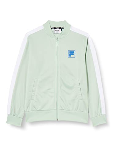 FILA Jungen BILLERBECK Track Jacket, Silt Green-Bright White, 134/140 von FILA