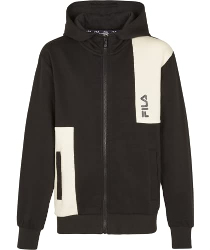 FILA Jungen BINGÖL with Hood Jacket, Moonless Night-Cloud Dancer, 146/152 von FILA