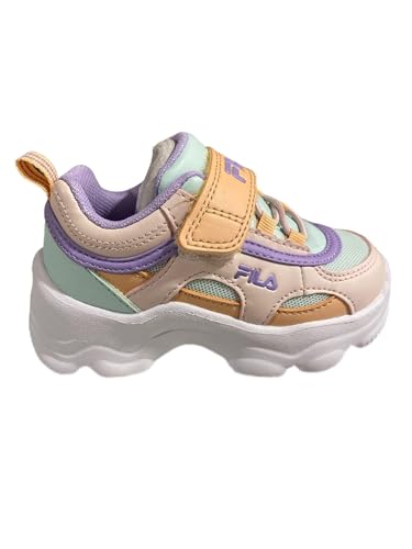 FILA Jungen Mädchen Strada DREAMSTER Velcro TDL Sneaker, Mauve Chalk-Peach Quartz, 22 EU von FILA