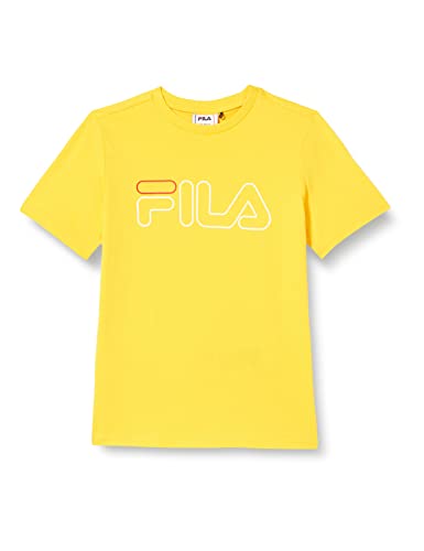 FILA Jungen SEELOW T-Shirt, Lemon Chrome, 134/140 von FILA