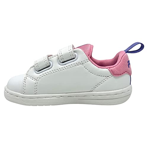 FILA Jungen Unisex Kinder Crosscourt 2 NT Velcro TDL Sneaker, White-Wild Rose, 26 EU von FILA