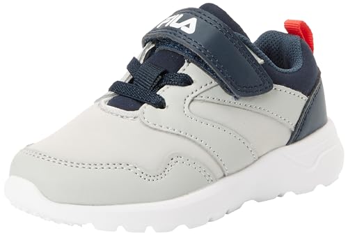 FILA Jungen Unisex Kinder FOGO Velcro TDL Sneaker, Gray Violet Navy, 22 EU von FILA