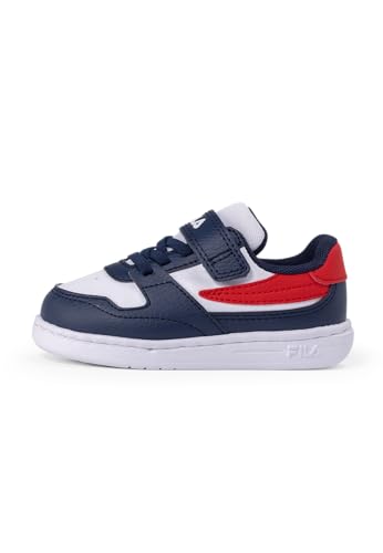 FILA Jungen Unisex Kinder FXVENTUNO Velcro TDL Sneaker, Navy Red, 26 EU von FILA