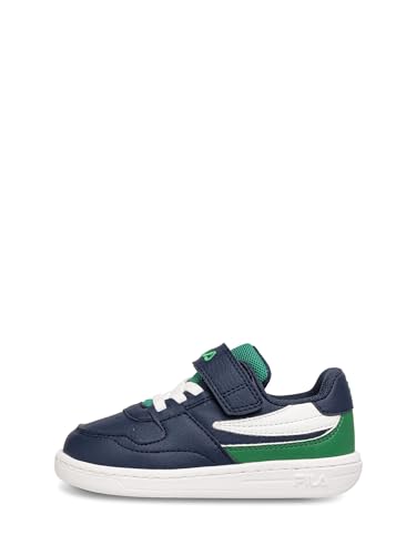 FILA Jungen Unisex Kinder FXVENTUNO Velcro TDL Sneaker, Navy-Verdant Green, 22 EU von FILA