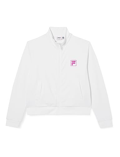 FILA Mädchen BLEISTADT Cropped Track Jacket, Bright White, 146/152 von FILA
