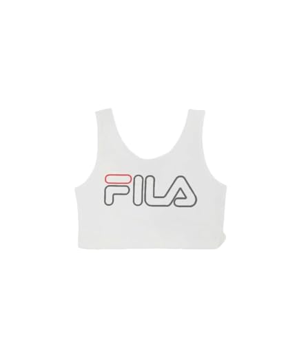 FILA Mädchen SABONA Cropped , Bright White, 170/176 von FILA