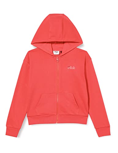 FILA Mädchen SELJORD Hooded Sweat Kapuzenjacke, Cayenne, 134/140 von FILA