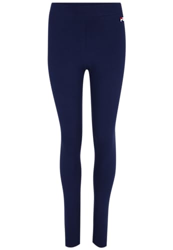 FILA Mädchen SVELVIK Classic Logo Leggings, Medieval Blue, 134/140 von FILA