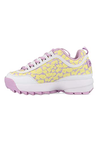 FILA Mädchen Sneaker Disruptor F Teens, Fair Orchid White, 36 EU Schmal von FILA