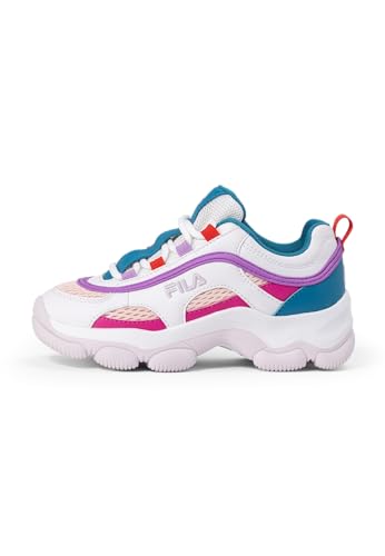 FILA Mädchen Strada Dreamster Cb Kids Sneaker, White Orchid Hush, 34 EU von FILA