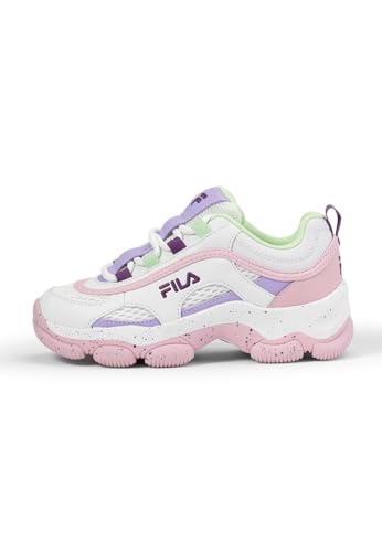 FILA Mädchen Strada Dreamster Cb Teens Sneaker, White-Pink Nectar, 39 EU von FILA