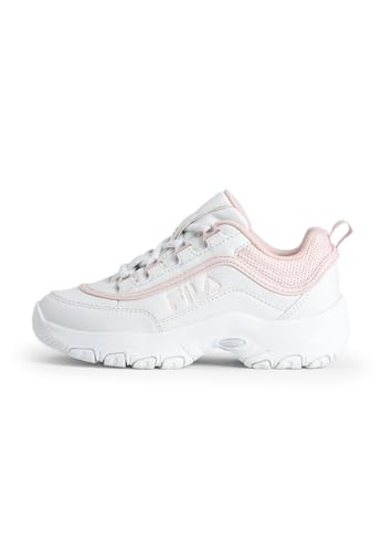 FILA Mädchen Strada Logo Kids Sneaker, White Mauve Chalk, 33 EU von FILA