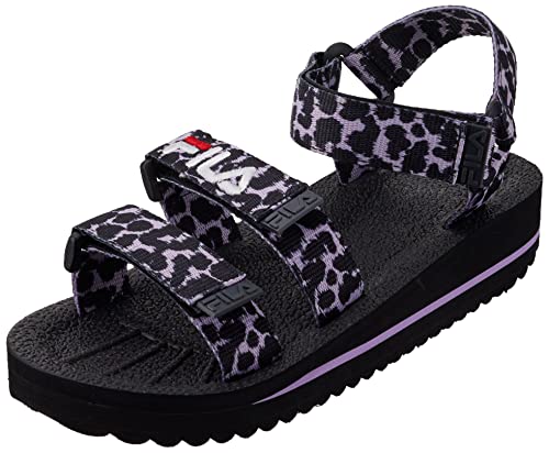 FILA Mädchen Tomaia Teens Sandale, Fair Orchid Leopard, 36 EU von FILA