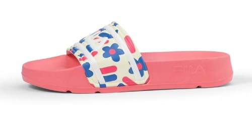 FILA Morro Bay P Slipper Kids Slide Sandal, Pink Lemonade-Antique White, 29 EU von FILA