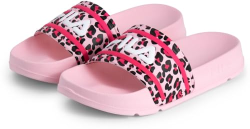 FILA Unisex Kinder Morro Bay P Slipper Teens Slide Sandal, Pink A Boo Leopard, 38 EU von FILA