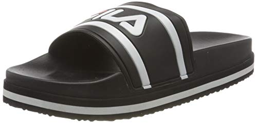 FILA Morro Bay Zeppa wmn Damen Slipper, Schwarz (Black/Stripe), 41 EU von FILA