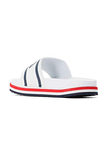 FILA Morro Bay Zeppa wmn Damen Slipper, Weiß (White/Stripe), 39 EU von FILA