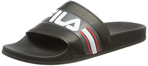 FILA Oceano men Herren Slipper, Schwarz (Black/Castlerock/Fila Red), 42 EU von FILA