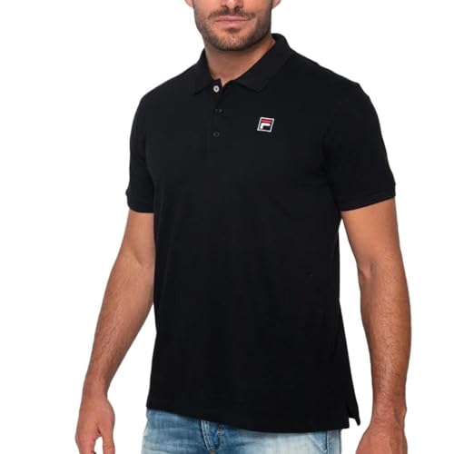 FILA Oppi Herren-Poloshirt, Schwarz, Schwarz , M FILA Oppi Herren-Poloshirt, Schwarz, Schwarz , M von FILA