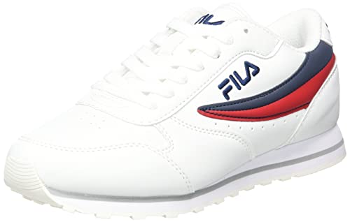 FILA Jungen Orbit Low Teens Sneaker, White Dress Blues, 36 EU von FILA