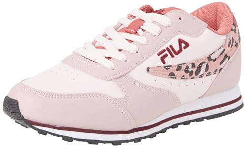 FILA Unisex Kinder Orbit Teens Sneaker, Pale Mauve-Leopard, 36 EU von FILA