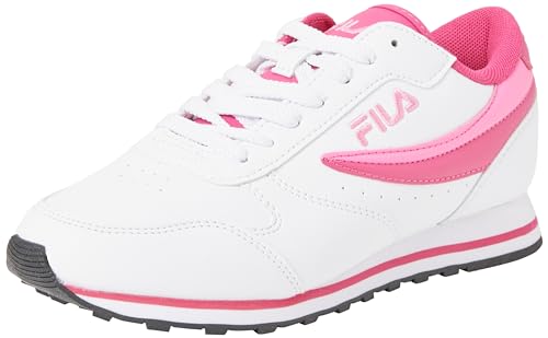 FILA Unisex Kinder Orbit Teens Sneaker, White-Fuchsia Purple, 37 EU von FILA