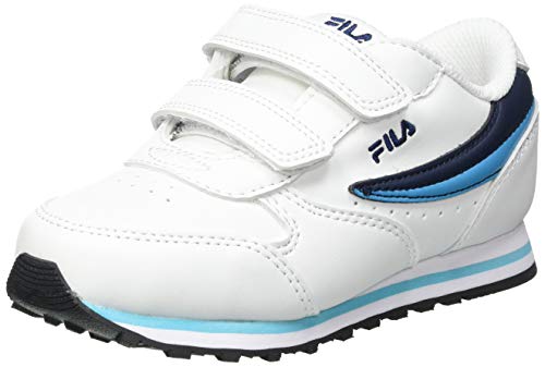 FILA Orbit infants Unisex-Baby Sneaker, Weiß (White/Fila Navy), 22 EU von FILA