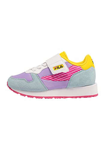 FILA RETROQUE Velcro Kids Sneaker, Purple Rose-Pink Peacock, 34 EU von FILA