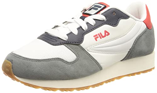 FILA Retroque kids Unisex-Kinder Sneaker, Weiß (White/Fila Navy/Fila Red), 38 EU von FILA