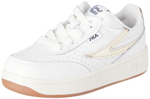 FILA SEVARO F Kids Sneaker, White-Gold, 29 EU FILA SEVARO F Kids Sneaker, White-Gold, 29 EU von FILA