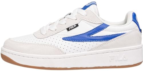 FILA SEVARO S Kids Sneaker, White-Prime Blue, 35 EU von FILA