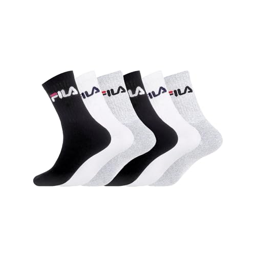 FILA Herren Lot De 6 Paires Chaussettes Homme Freizeitsocken, A, 35-38 EU von FILA