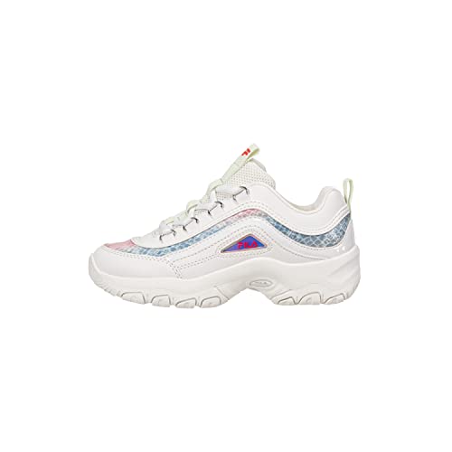 FILA Strada A Kids Sneaker, White-Snake, 29 EU von FILA