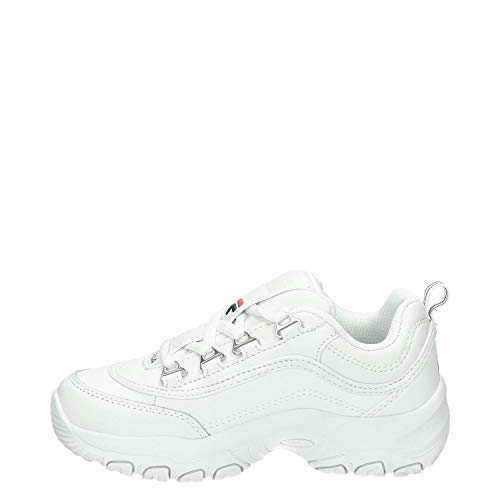 FILA Unisex-Kinder Strada kids Sneaker, White, 28 EU von FILA