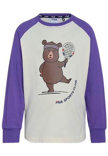 FILA Unisex Kinder TESCHENMOSCHEL Sweatshirt, Whitecap Gray, 110-116 von FILA