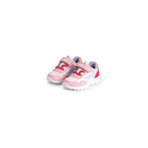 FILA Tiger Velcro TDL Sneaker, Powder Pink-Blue Glow, 27 EU von FILA
