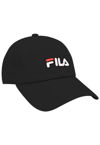 FILA Unisex BANGIL Baseballkappe, Black, OneSize von FILA