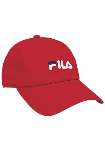 FILA Unisex BANGIL Baseballkappe, True Red, OneSize von FILA