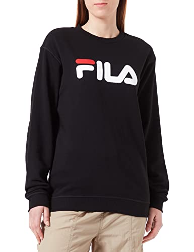 FILA Unisex BARBIAN Crew Sweatshirt, Black, XL von FILA