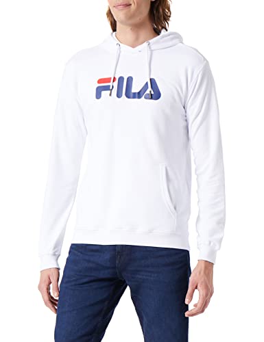 FILA Unisex BARUMINI Hoody, Bright White, L von FILA