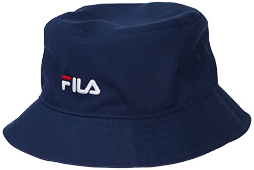 FILA Unisex BRUSQUE with linear logo Hut,Medieval Blue,Einheitsgröße von FILA