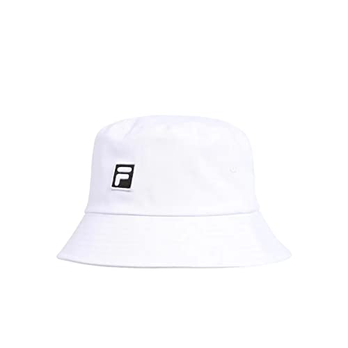 FILA Unisex Bizerte Fitted Bucket Hut, Antique White, OneSize von FILA