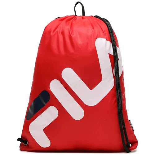 FILA Unisex Bogra Sport Drawstring Backpack-True Red-OneSize Rucksack von FILA