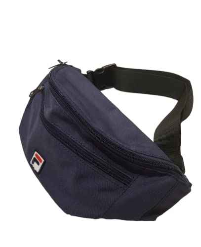 FILA Unisex Boshan Double Layer Zipper Waistbag-Medieval Blue-OneSize Waist Bag, Mehrfarbig von FILA