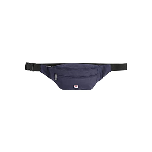 FILA Unisex Boshan Double Layer Zipper Waistbag-Medieval Blue-OneSize Waist Bag, Mehrfarbig von FILA