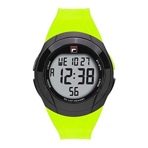 FILA Unisex Erwachsene Digital Quarz Uhr mit Silikon Armband 4.89518E+12 von FILA
